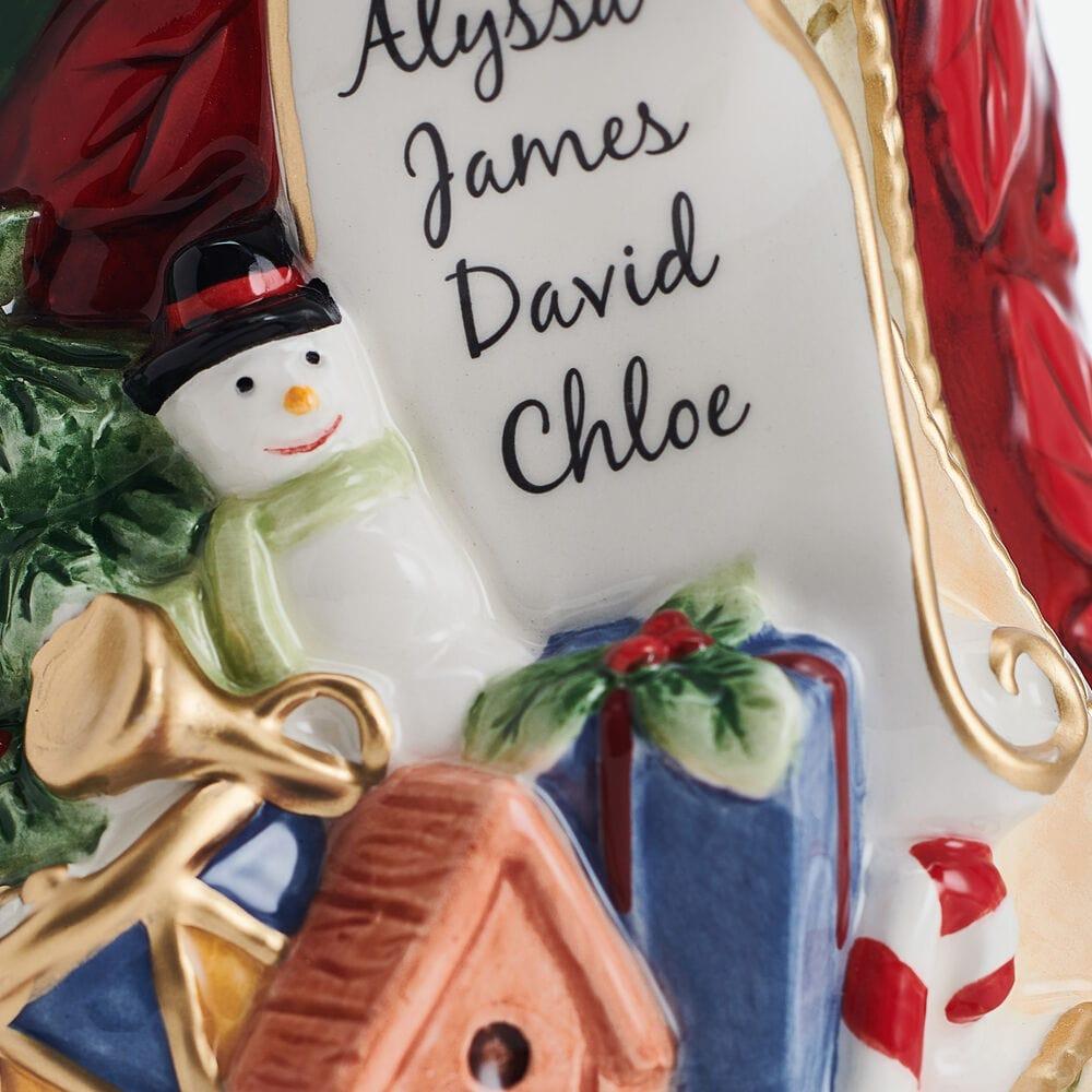 Fitz And Floyd Holiday Home African American Studio Santa Figurine 13 IN