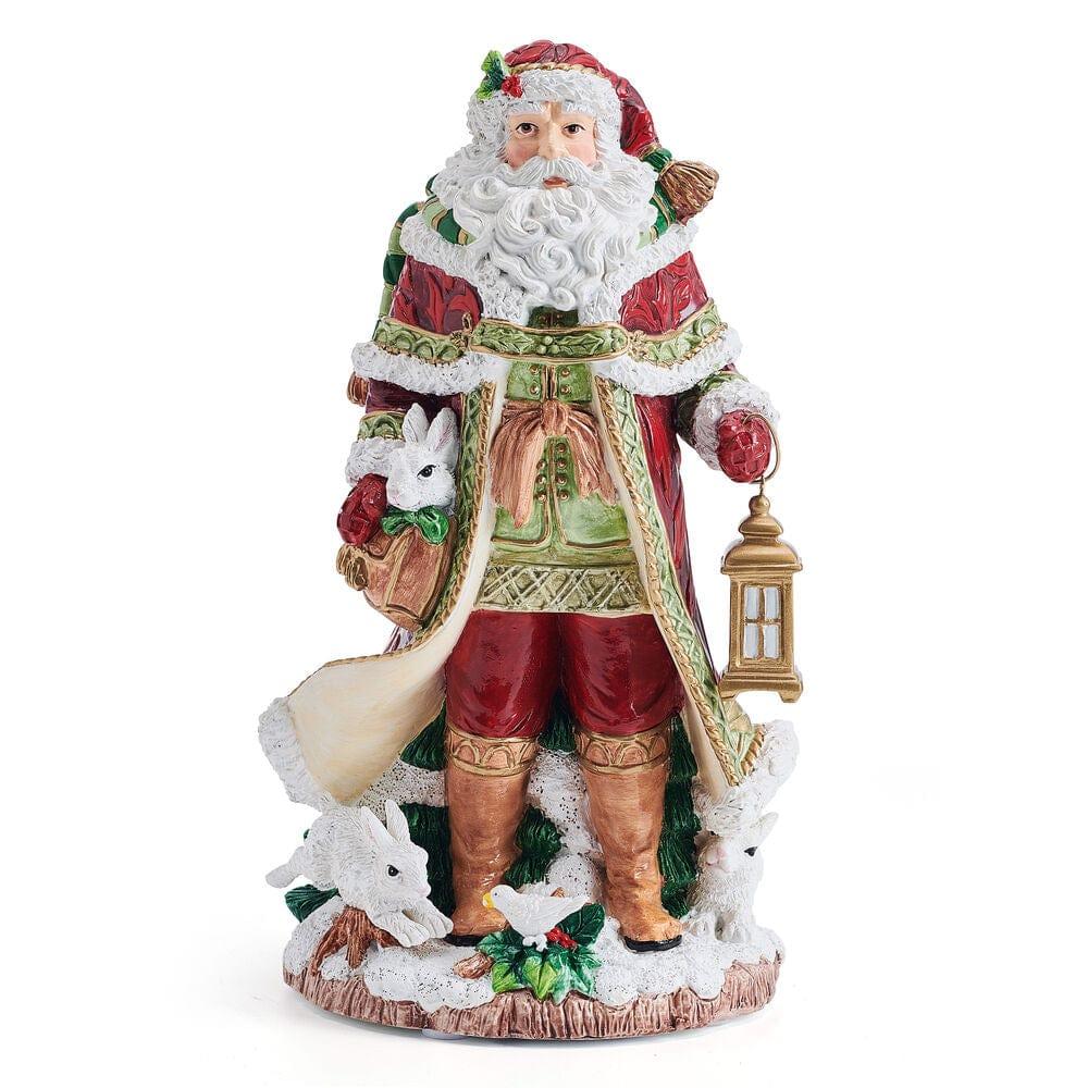Fitz And Floyd Holiday Musical Telluride Santa Figurine 11 IN