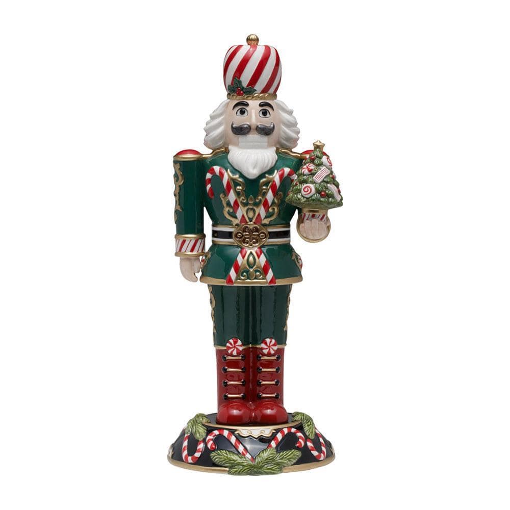 Fitz And Floyd Holiday Nutcracker Sugar Plum King 17 IN