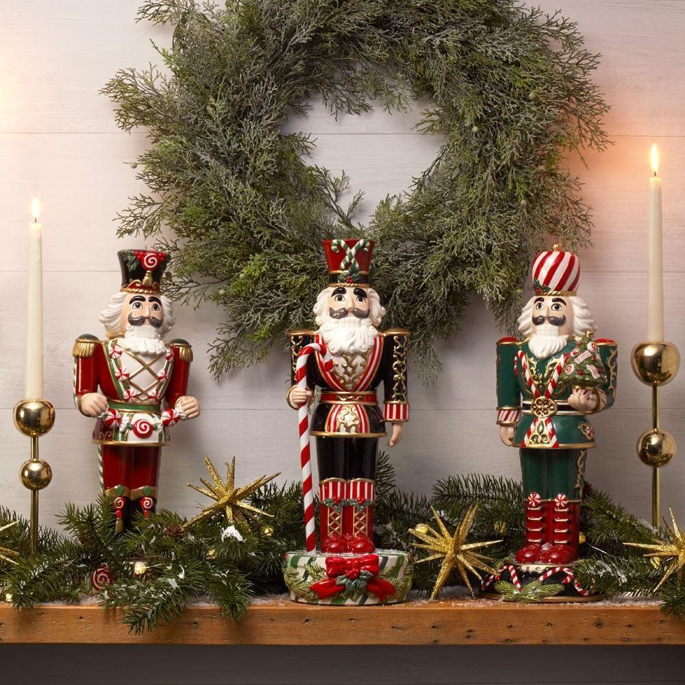 Fitz And Floyd Holiday Nutcracker Sugar Plum King 17 IN
