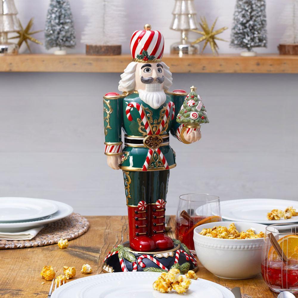 fitz and floyd Holiday Nutcracker Sugar Plum King 17 IN