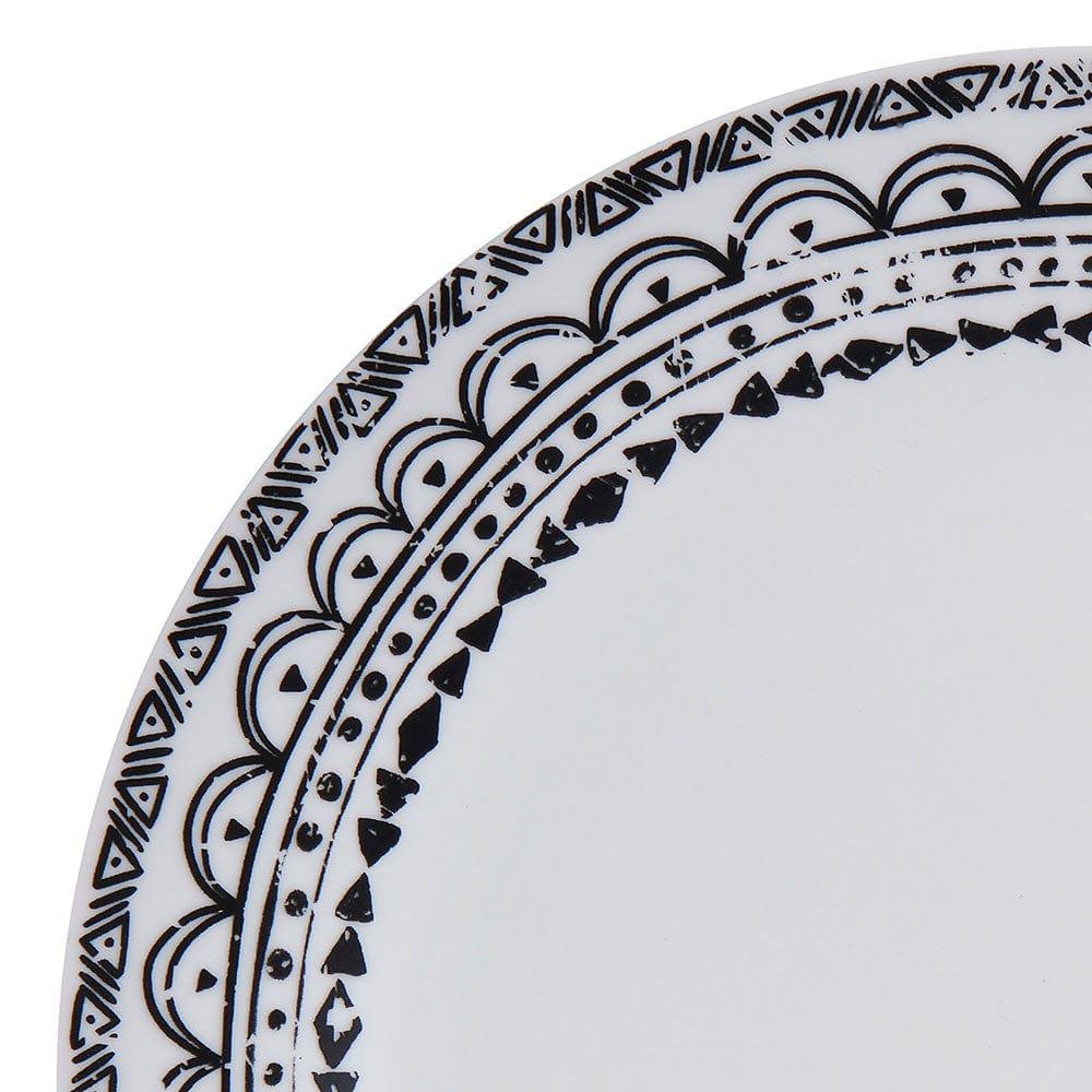 Fitz And Floyd Ink Delight 32 Piece Dinnerware Set Service For 8