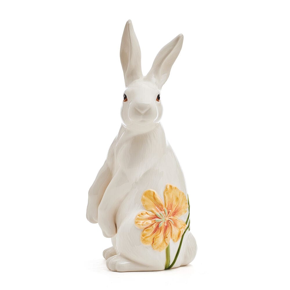 Fitz And Floyd Meadow Rabbit Figurine Sitting 13.5 IN