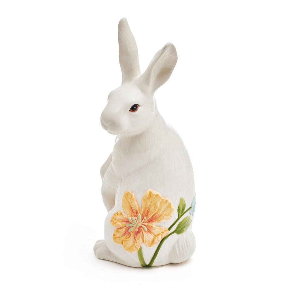 Fitz And Floyd Meadow Rabbit Figurine Sitting 13.5 IN