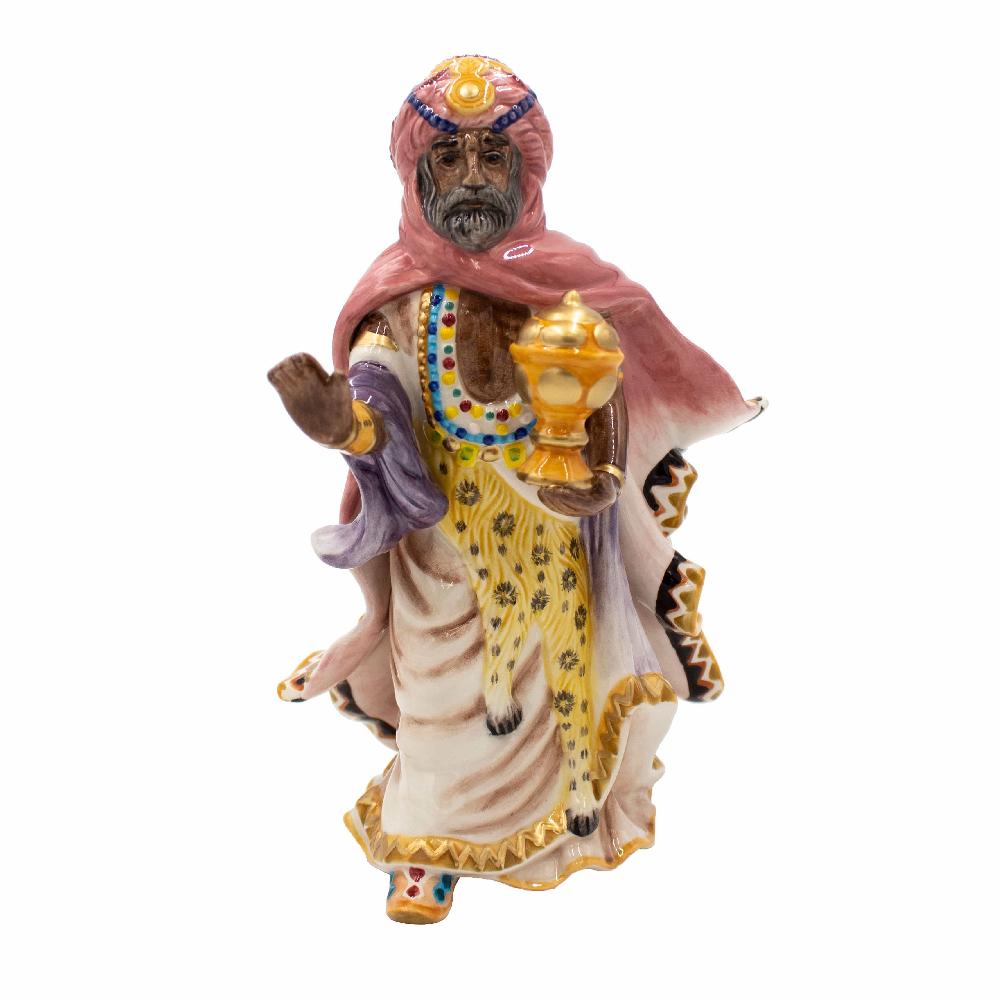 Fitz And Floyd Nativity Nubian Wise Man Figurine 11 IN