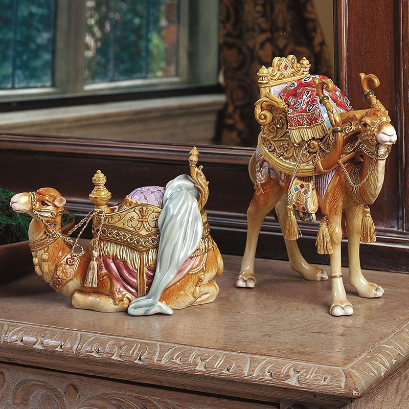 fitz and floyd Nativity Resting Camel Figurine 9.85 IN