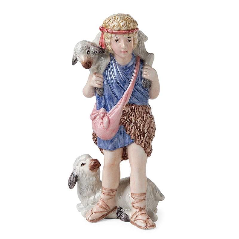 fitz and floyd Nativity Shepherd Boy Figurine 7.5 IN