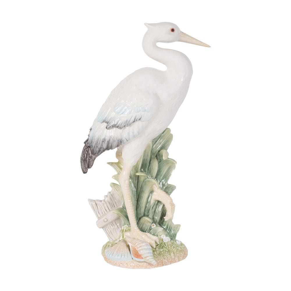 Fitz And Floyd Newport Home Tall Egret Facing Forward 16 IN