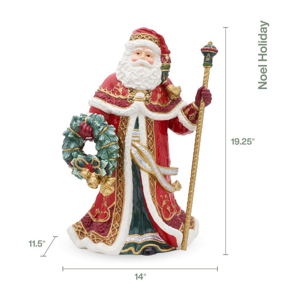 Fitz And Floyd Noel Holiday Grand Santa Figurine 19.25 IN