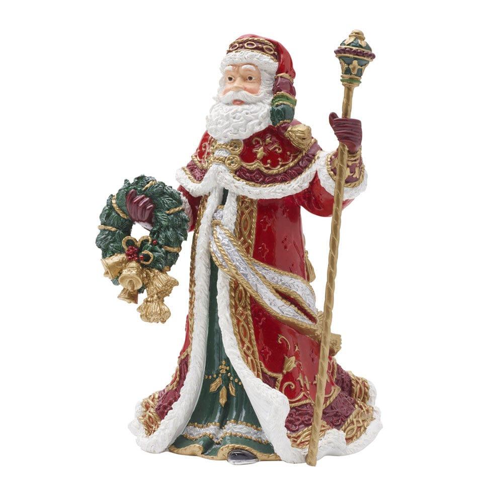 Fitz And Floyd Noel Holiday Musical Santa Figurine The First Noel 11 IN