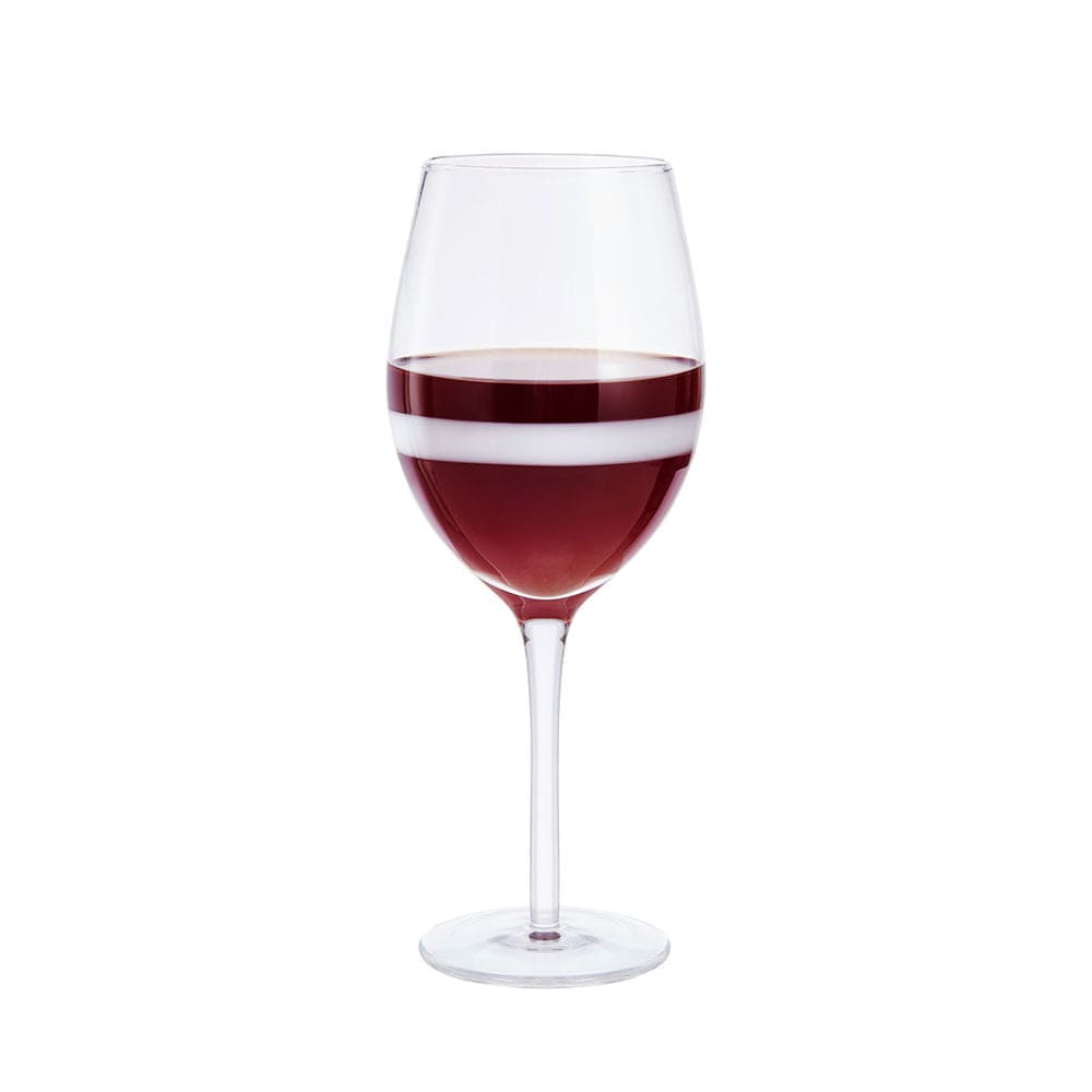 Fitz And Floyd Organic Band Red Wine Glasses Set Of 4