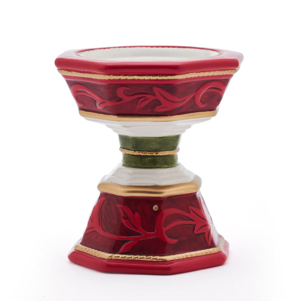Fitz And Floyd Telluride Pillar Candleholder 5.75 IN