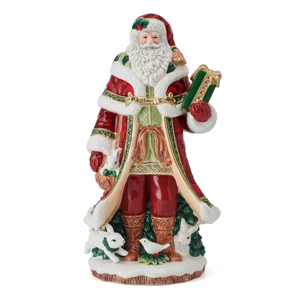 Fitz And Floyd Telluride Studio Santa Figurine 13 IN