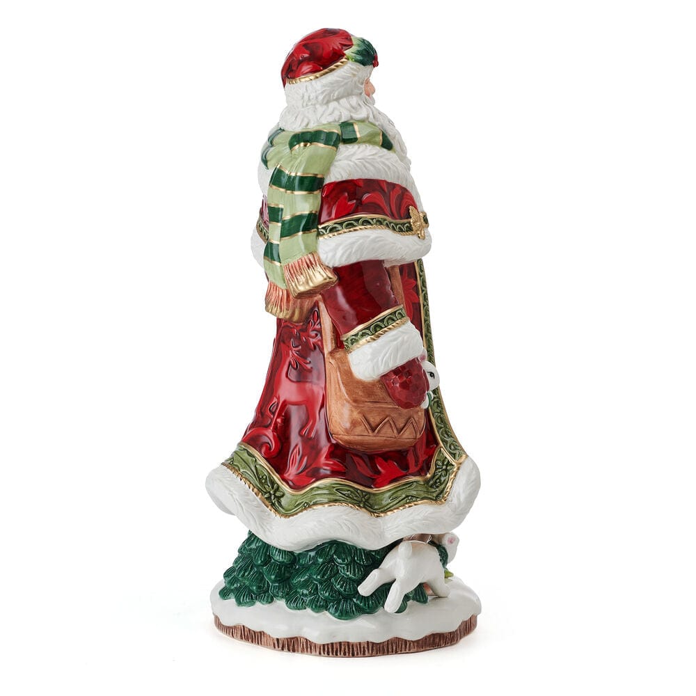 Fitz And Floyd Telluride Studio Santa Figurine 13 IN
