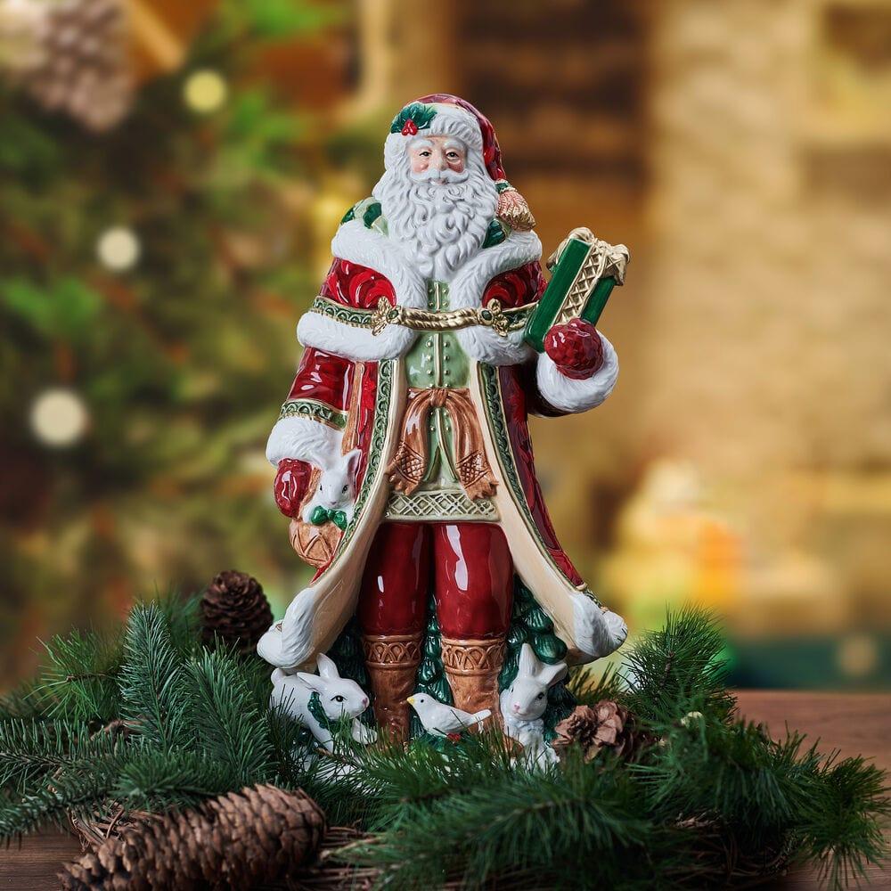 fitz and floyd Telluride Studio Santa Figurine 13 IN