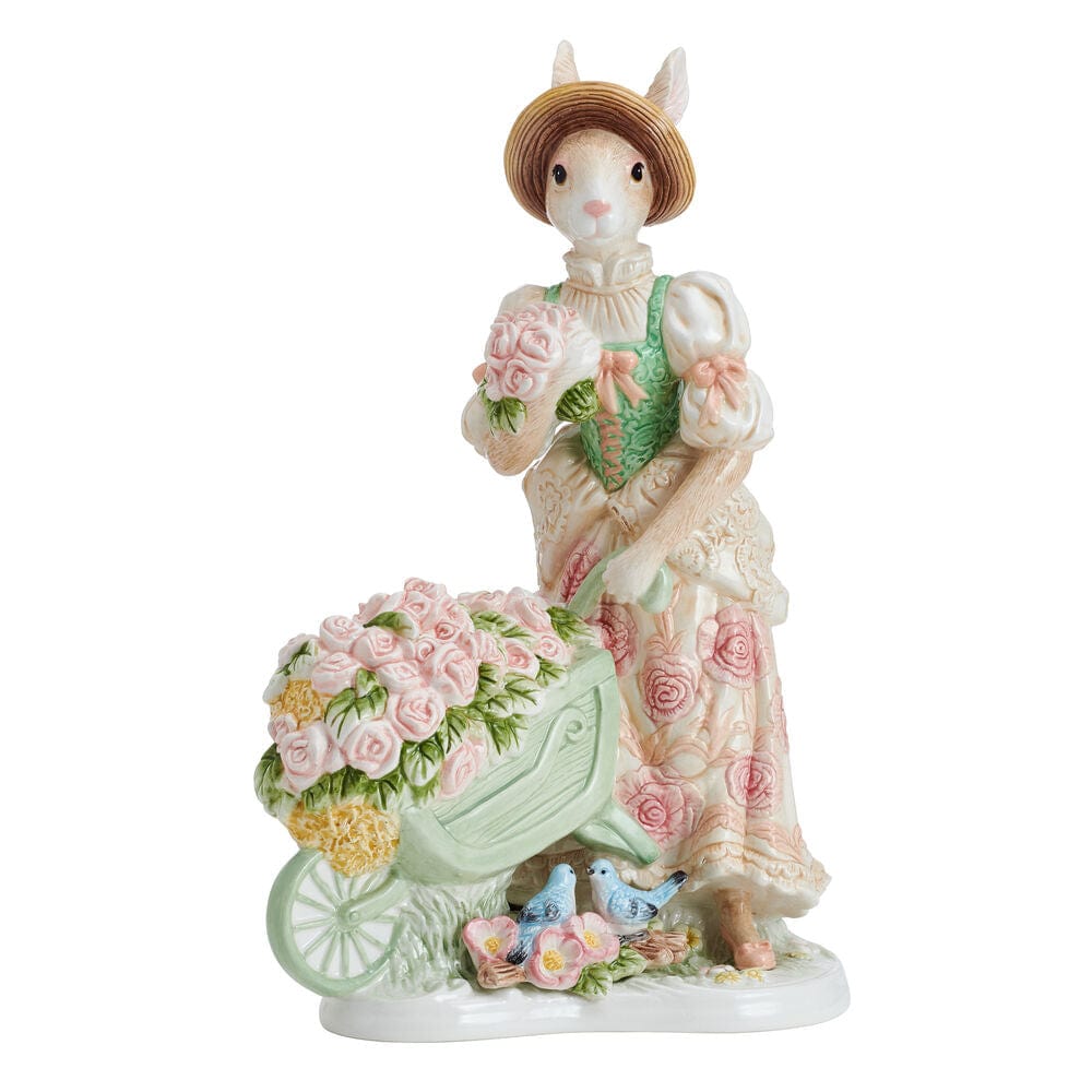 Fitz And Floyd Vita's Garden Rabbit Figurine 13.75 IN