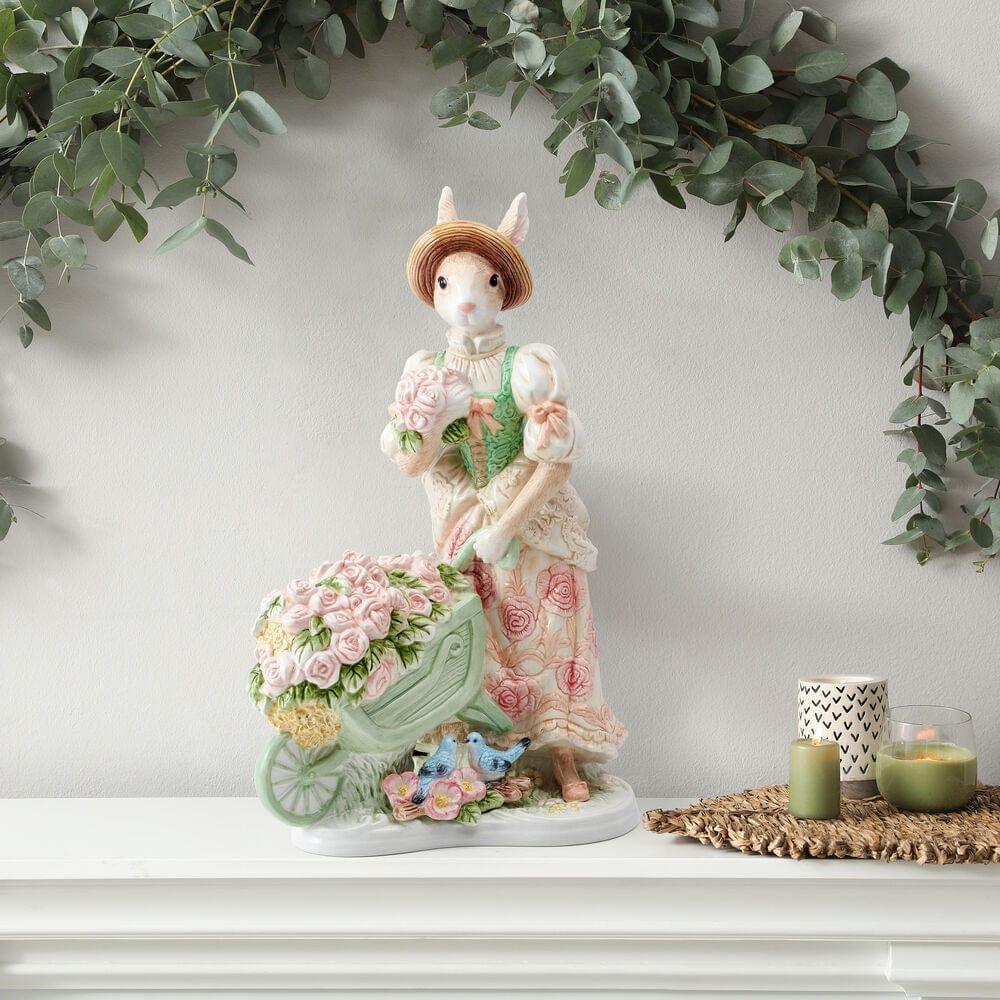 Fitz And Floyd Vita's Garden Rabbit Figurine 13.75 IN