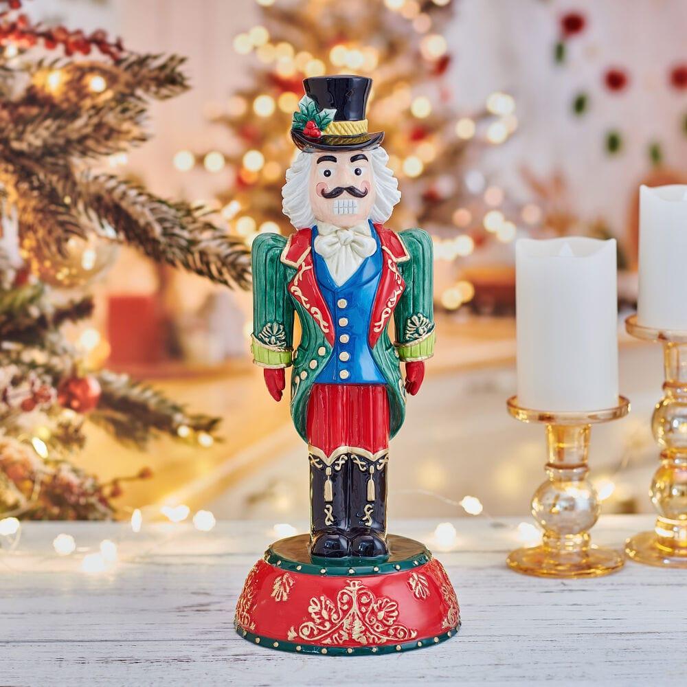 Fitz And Floyd Winsor Holiday Nutcracker Figurine 14.75 IN