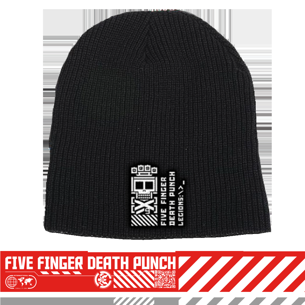 five finger death punch 5FDP Legions Black Beanie