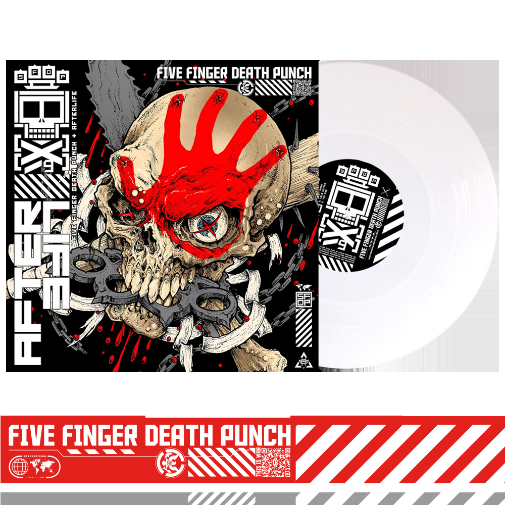 five finger death punch AfterLife LP White Vinyl