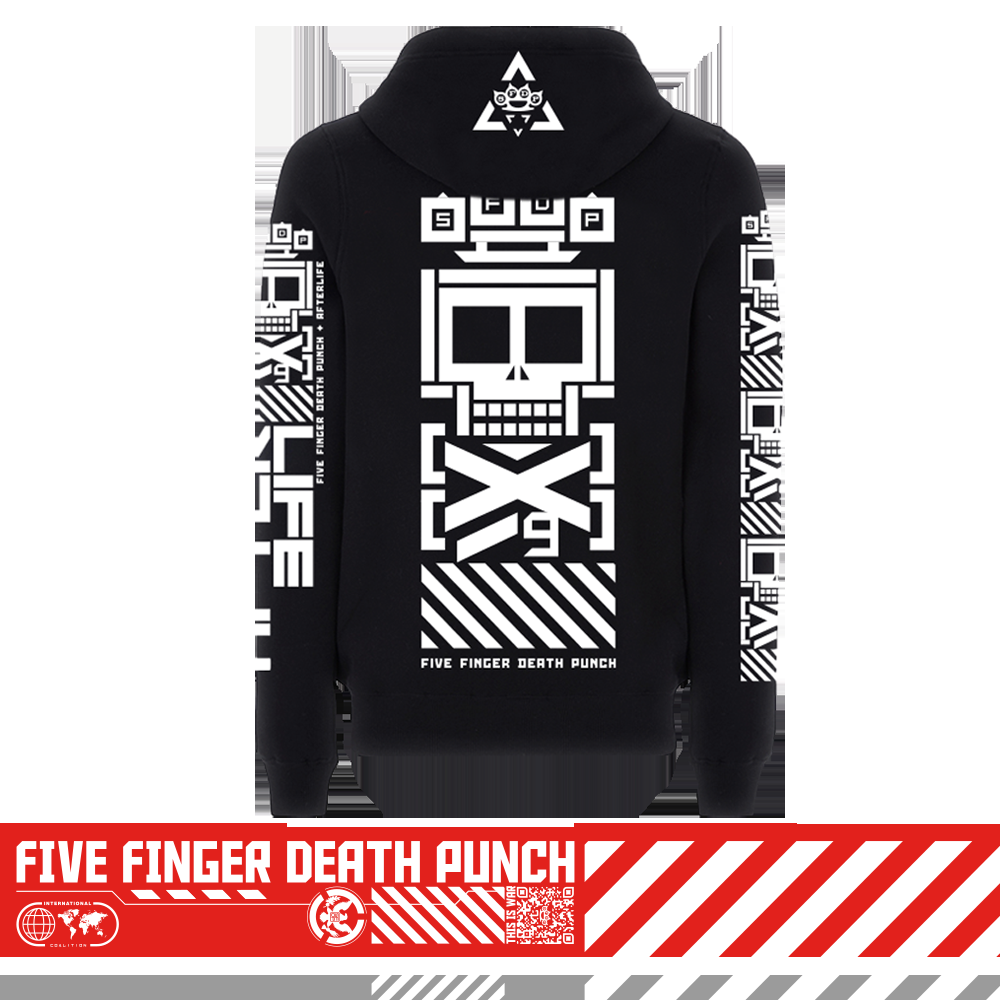 Five Finger Death Punch AfterLife Skull Hoodie
