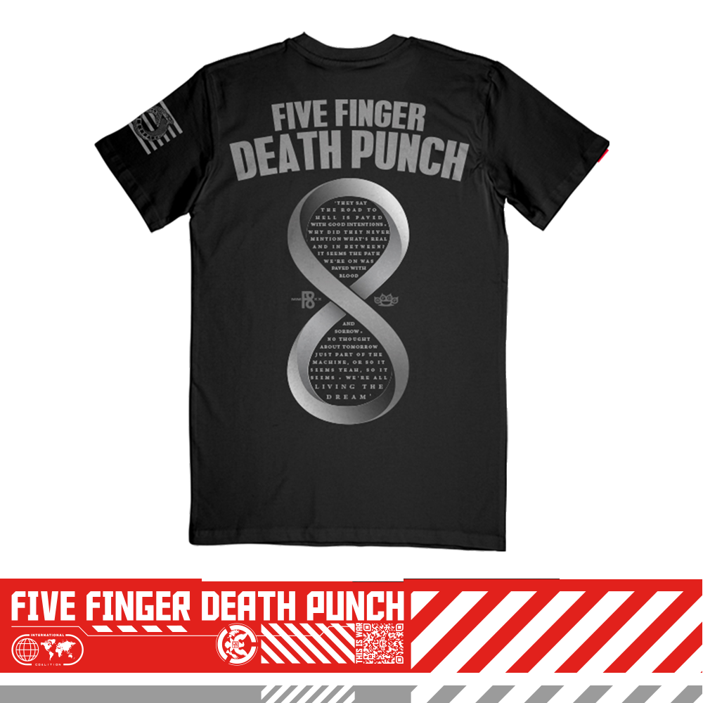 Five Finger Death Punch F8 Living The Dream Tee