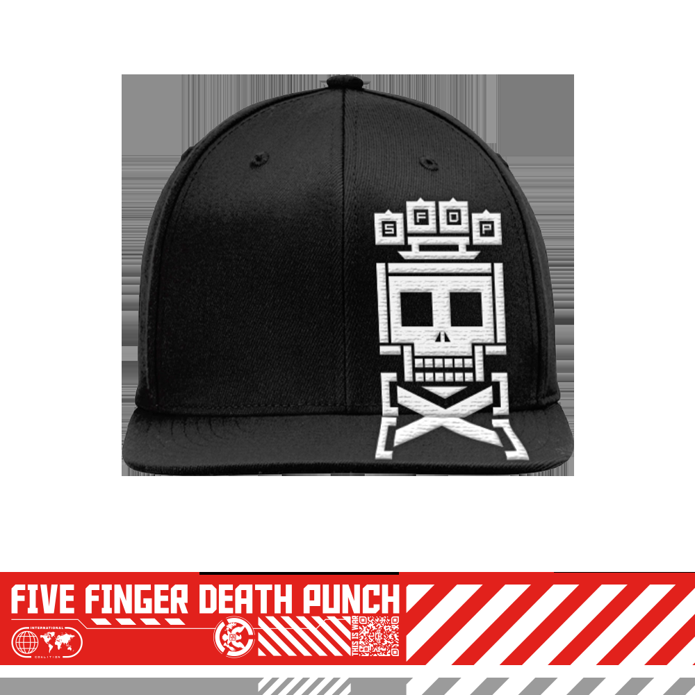Five Finger Death Punch GY6 Skull Fitted Cap