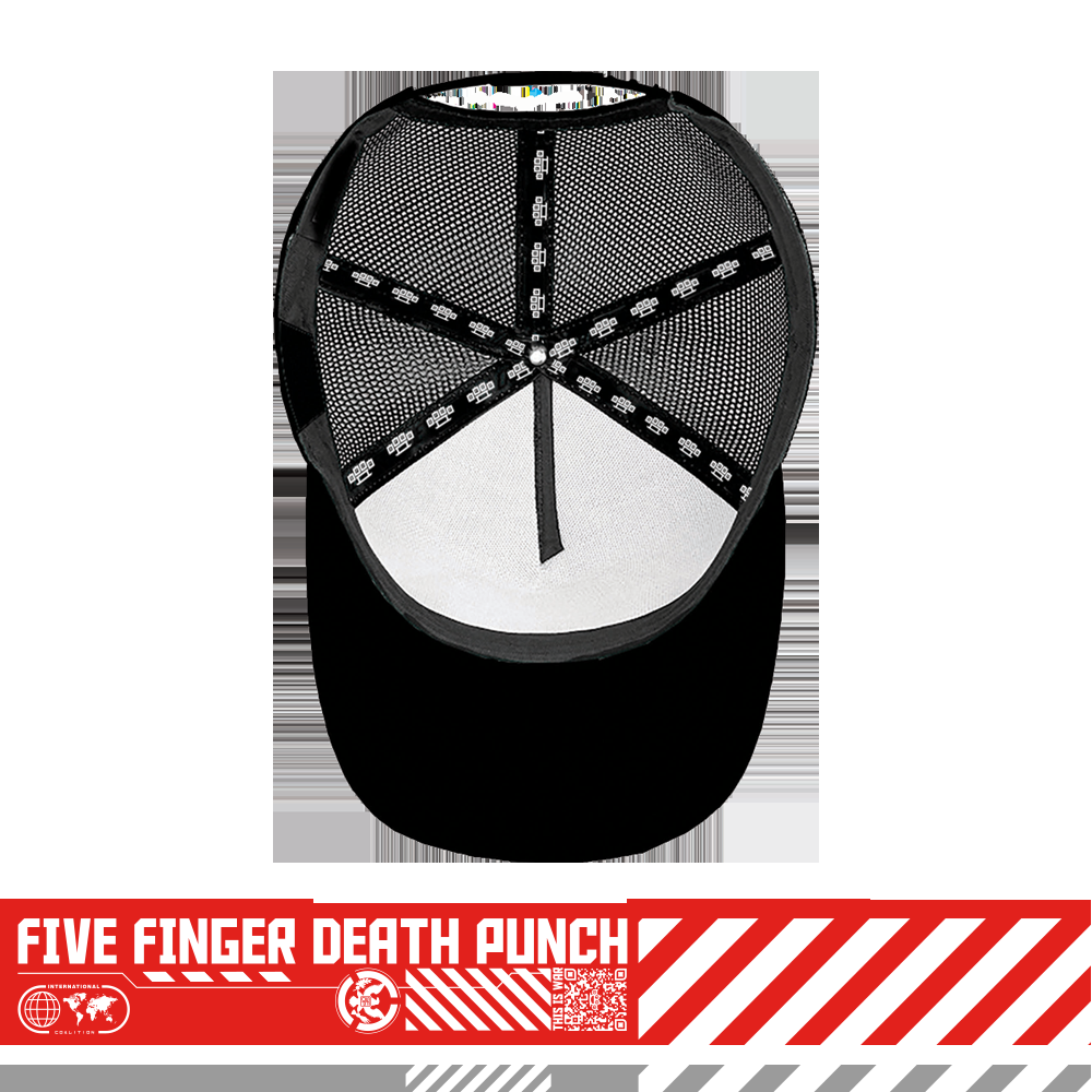 Five Finger Death Punch Skeleton Logo Hat