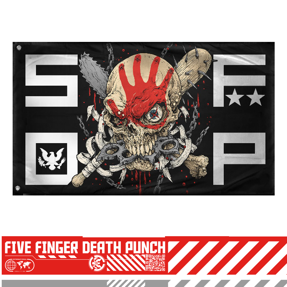 five finger death punch Warhead Flag