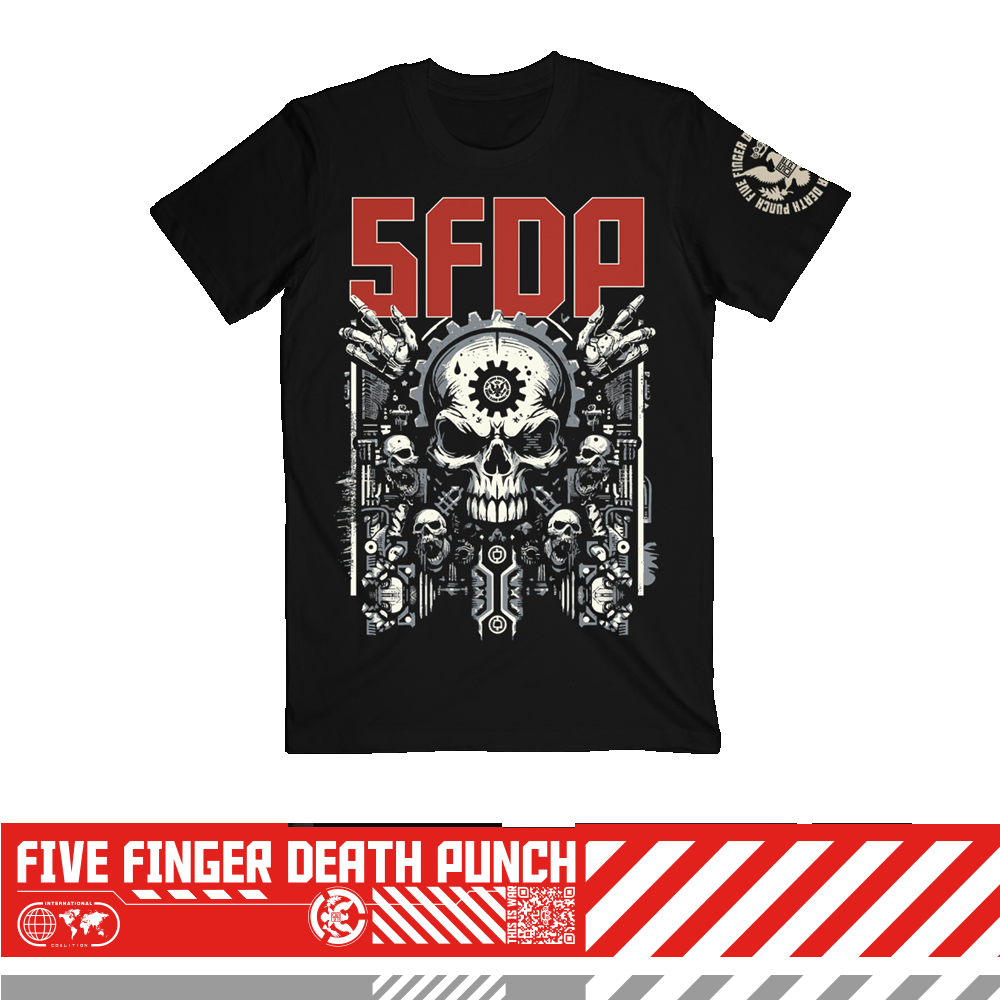 Five Finger Death Punch Gearhead 2024 Tour ITIN Tee