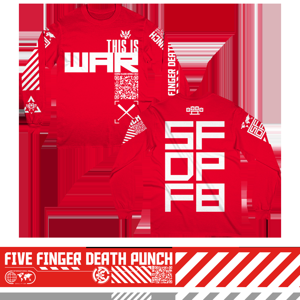 five finger death punch This is War Long Sleeve Tee