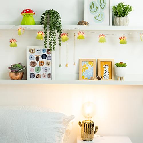 Fizz Creations Maurice Mushroom Frog String Light