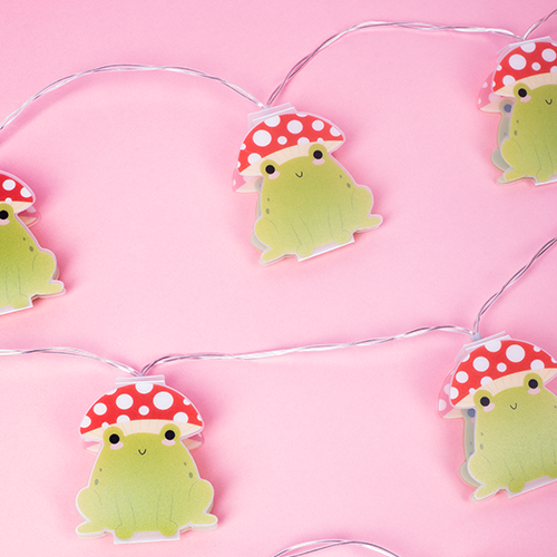 Fizz Creations Maurice Mushroom Frog String Light