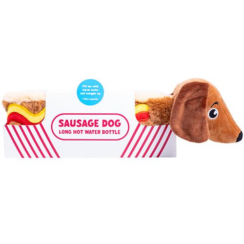 Fizz Creations Sausage Dog Long Hot Water Bottle