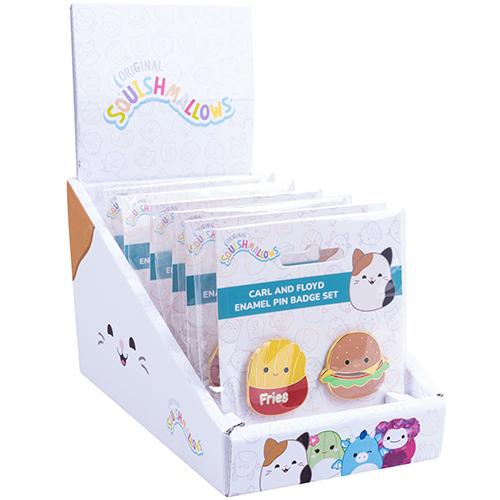 Fizz Creations Squishmallows Carl & Floyd Pin Badges