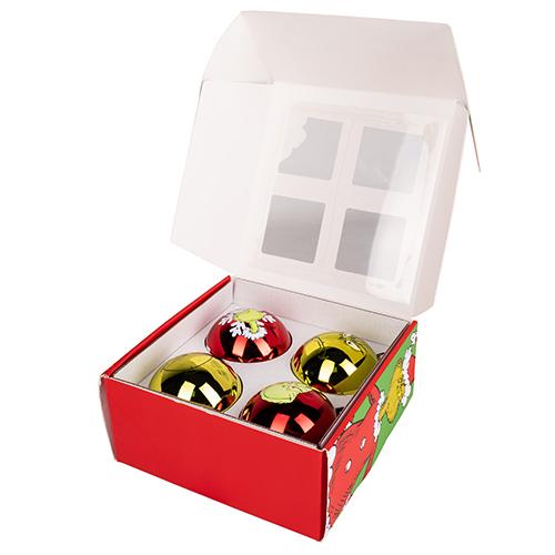 Fizz Creations The Grinch 4 Pack Baubles