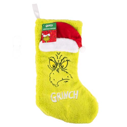 Fizz Creations The Grinch Fluffy Stocking