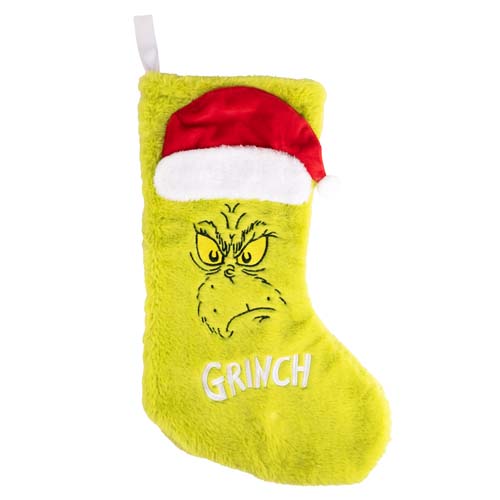 Fizz Creations The Grinch Fluffy Stocking