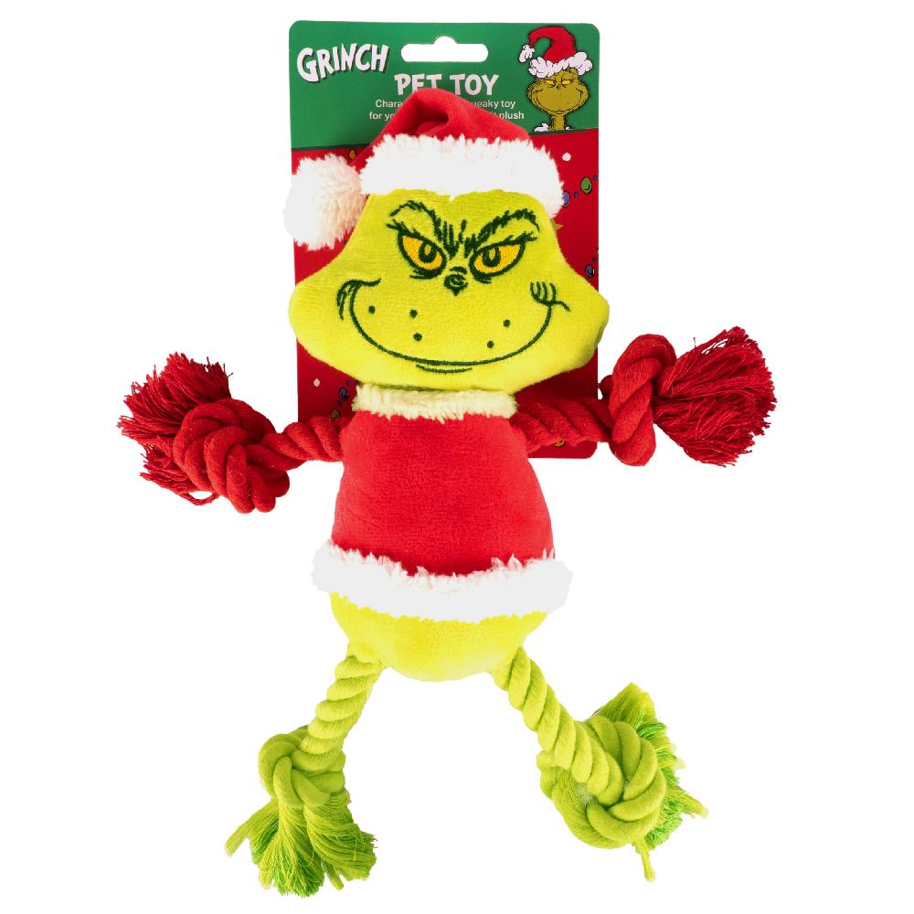 fizz creations The Grinch Rope Plush Dog Toy