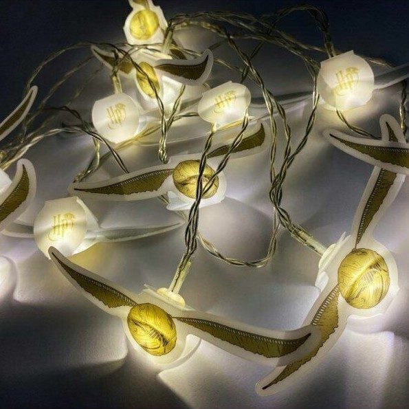fizz creations Harry Potter Golden Snitch String Lights