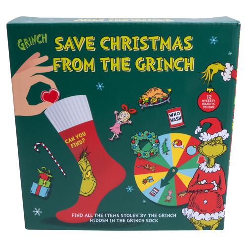 Fizz Creations Save Christmas From The Grinch – Sock Game