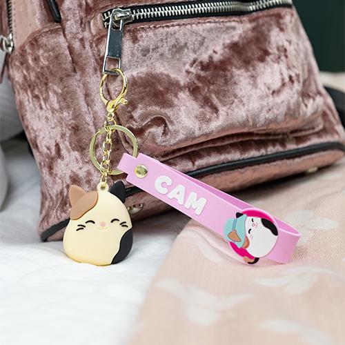 Fizz Creations Squishmallows Cam Wristlet Keyring In CDU