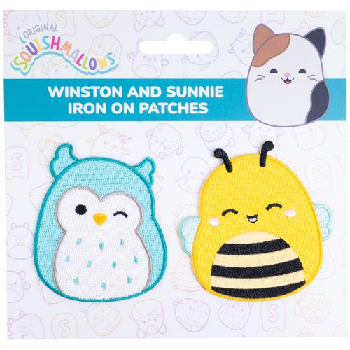 Fizz Creations Squishmallows Iron On Patches – Winston & Sunny