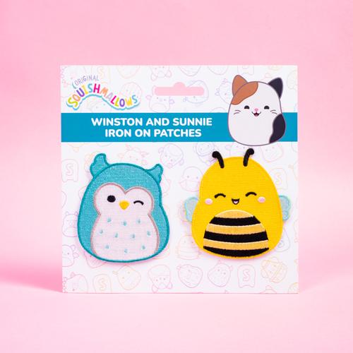 fizz creations Squishmallows Iron on Patches – Winston & Sunny