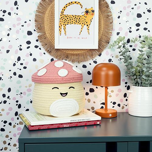 fizz creations Squishmallows Malcolm the Mushroom Woven Storage Basket