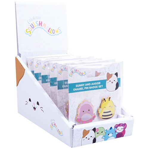 Fizz Creations Squishmallows Sunny & Auggie Pin Badges