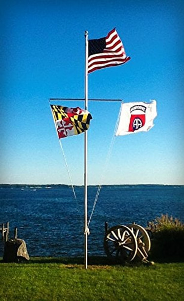 flagpole 20' Superior 1 Nautical Flagpole Kit "Nautipole"