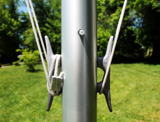 Flagpole 25' Superior 2 Nautical Flagpole Kit "Nautipole"