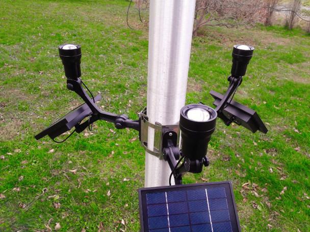 flagpole Extreme Commercial Solar Flagpole Light CREE - FIXED