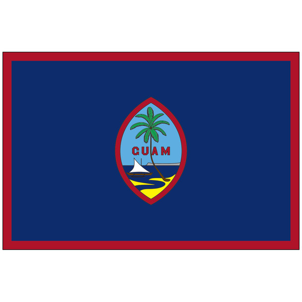 flagpole Guam Territory Nylon Flag